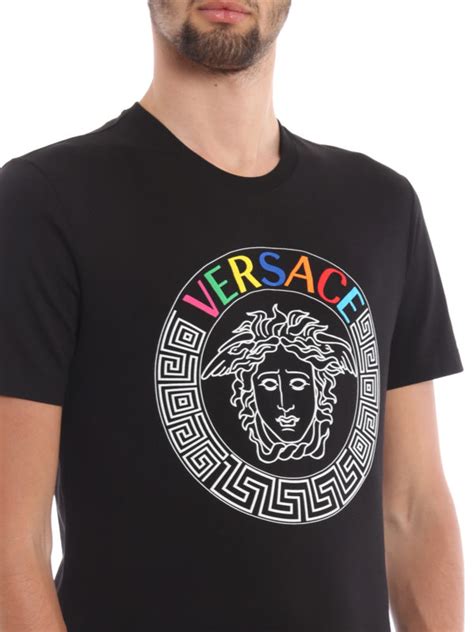 versace t shirt rainbow